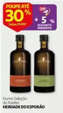 Auchan Numa Seleção de Azeites Herdade do Esporão promoção