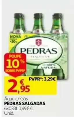 Auchan Água c/ Gás PEDRAS SALGADAS promoção