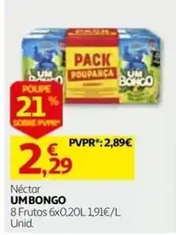 Auchan Néctar umbongo promoção