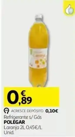 Auchan Refrigerante s/ Gás Polegar Laranja promoção