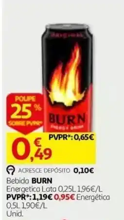 Auchan Bebido burn promoção