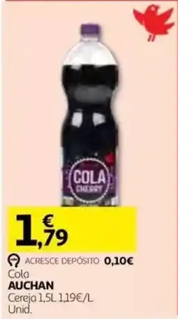 Auchan Cola Auchan Cereja promoção