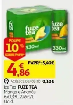 Auchan Ice Tea FUZETEA promoção