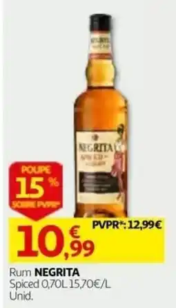 Auchan Rum Negrita promoção