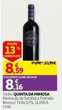 Auchan Vinho Quinta da Mimosa promoção