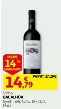 Auchan Vinho Bacalhôa promoção