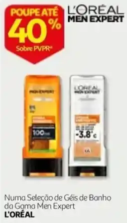 Auchan Géis de banho da gama men expert promoção