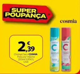 Auchan Champô Seco cosmia promoção