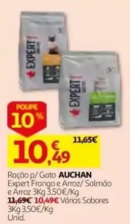 Auchan Ração p/ Gato Auchan promoção