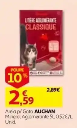 Auchan Areia p/ Gato AUCHAN promoção