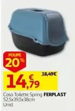 Auchan Casa Toilette Spring ferplast promoção