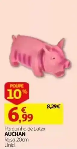 Auchan Porquinho de latex auchan promoção