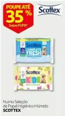 Auchan Papel Higiênico Húmido Scottex promoção