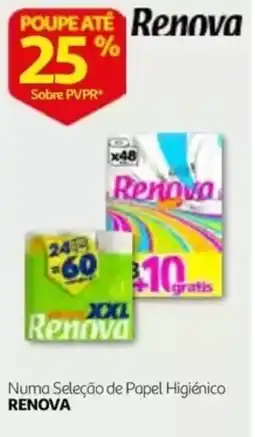 Auchan Papel Higiênico Renova promoção