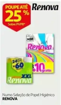 Auchan Papel Higiênico Renova promoção