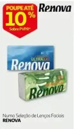Auchan lenços faciais renova promoção