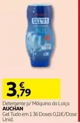 Auchan Detergente p/ Máquina da Loiça Auchan promoção