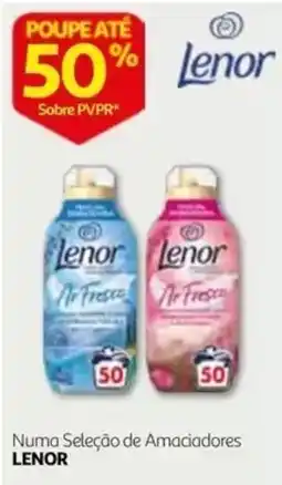 Auchan Numa Seleção de Amaciadores Lenor promoção