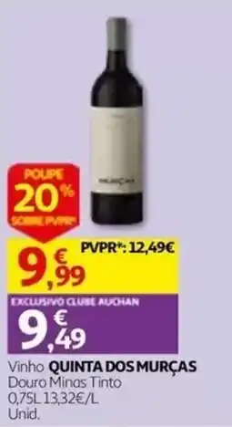 Auchan Vinho Quinta dos Murças promoção