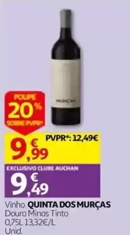 Auchan Vinho Quinta dos Murças promoção