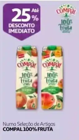 Auchan Compal 100% fruta promoção
