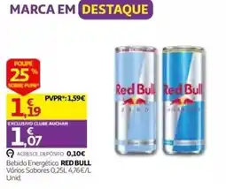 Auchan Bebida Energética Red Bull promoção