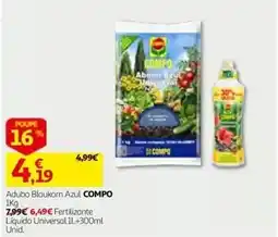 Auchan Adubo Blaunkorn Azul Compo promoção