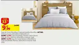 Auchan Jogo de Cama Microfibra / Capa de Edredão Microfibra Actuel promoção