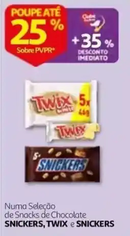Auchan Snickers, Twix e Snickers promoção