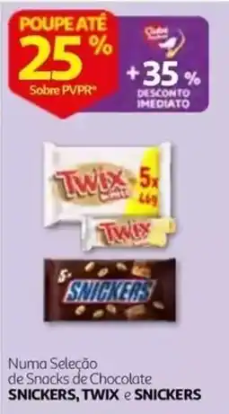 Auchan Snickers, Twix e Snickers promoção