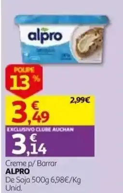 Auchan Creme p/ Barrar ALPRO promoção