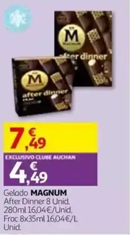 Auchan Gelado magnum promoção