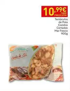 Recheio Aqui é fresco - tentaculos de pota cozidos cortados promoção