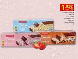 Recheio Amanhecer - gelado dedica nata e chocolate/ cappuccino/ morango amanhece promoção