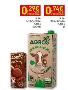 Recheio Agros - leite c/chocolate promoção
