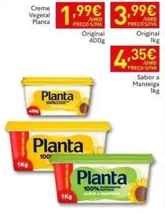 Recheio Planta - creme vegetal promoção