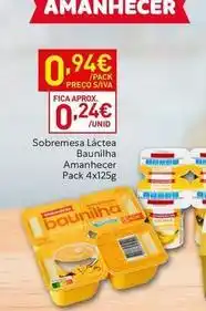 Recheio Amanhecer - sobremesa láctea promoção