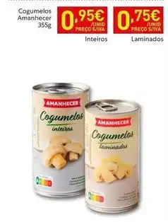 Recheio Amanhecer - cogumelos promoção