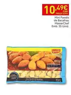 Recheio Masterchef - mini pasteis de bacalhau promoção