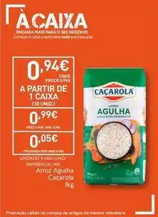 Recheio Caçarola - arroz agulha promoção