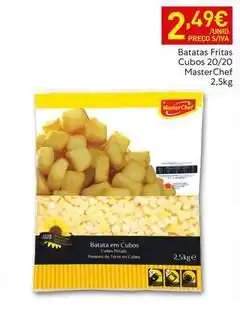 Recheio Masterchef - batatas fritas cubos 20/20 promoção