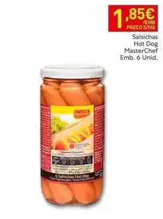 Recheio Masterchef - salsichas hot dog promoção