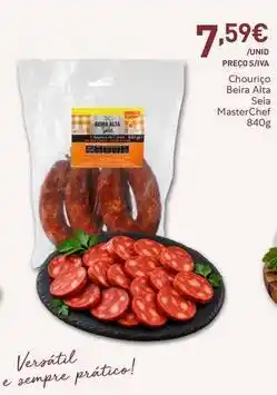 Recheio Masterchef - chouriço beira alta promoção