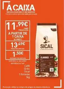 Recheio Sical - café grào 5 estrelas promoção