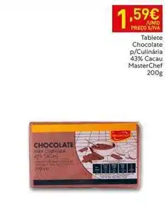 Recheio Masterchef - tablete chocolate p/culinaria promoção