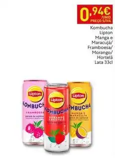 Recheio Lipton - kombucha promoção