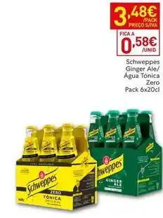 Recheio A+ - schweppes ginger/agua tonica promoção