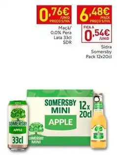 Recheio Somersby - sidra promoção