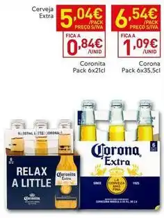 Recheio Corona - cerveja extra promoção