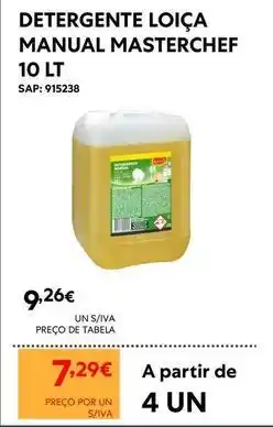 Recheio A+ - detergente loica manual masterchef promoção
